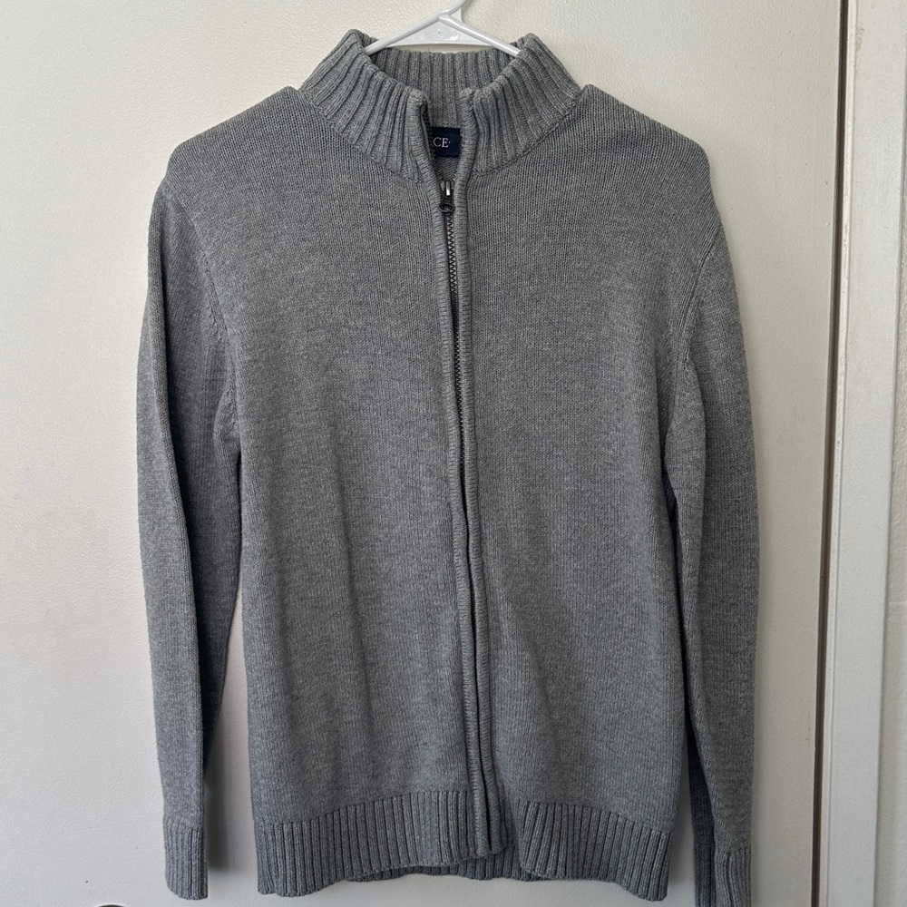 The Children's Place Gray Zip-Up Sweater